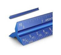 Architectural Scale Ruler Aluminum Architect Triangular Scale Ruler