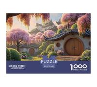 Architecture A Small Courtyard 1000 Pcs Cartón Fuerte Rompecabezas Fairy Tale Landscape Liberador De Estrés Juego Creativo Puzzle Juego De Desafío Difícil 70x50cm/1000pcs