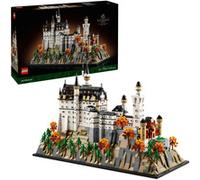 LEGO Architecture Castillo de Neuschwanstein - Maqueta DIY para Adultos Coleccionistas con Torres, Patios e Interior Detallado - Regalo de Monumento para Hombres y Mujeres - Decoración del Hogar 21063