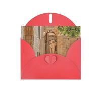 Architecture Streets Houses - Tarjetas individuales con sobres, tarjetas de felicitación pensando en ti, tarjetas de aliento