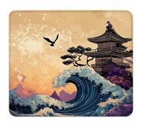 Architettura Tappetino Mouse Piccolo 260x220x3mm, Tappetino Scrivania con Bordo Cucito, Mousepad Impermeabile e Antiscivolo, Pratica e Facile da Pulire, Accessori Gaming, Regalo Uomo, Uccelli 2-4275