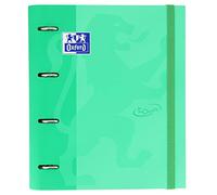 Carpeta Equipada OXFORD Touch, Din-A4 100H 4 Anillas 35 mm. Menta