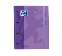 Carpeta Equipada OXFORD Classic, Din-A4 100H 4 Anillas 35 mm. Malva