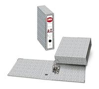 Archivador A-Z PRAXTON Gris Jaspeado, Folio 75 mm. + Caja.