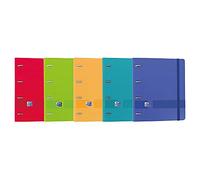 Oxford live & go carpeta 4 anillas europeanbinder polyfoam c/ recambio 100h 5x5 a4+ colores surtidos vivos