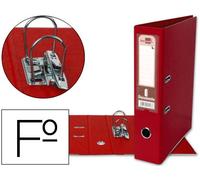 ARCHIVADOR CON CAJA ROJO EN TAMAÑO FOLIO (5 UNIDADES)