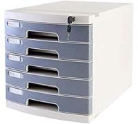 Archivador con cerradura con llaves, solución de almacenamiento seguro de oficina para escritorio, gestión de datos y nización de documentos (1 cajón)