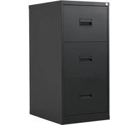 Archivador de acero pesado con cerradura 3 Der Sto totalmente soldado, 40 kg de carga Capaci Office Nizat Solut