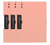 Archivador de archivos con doble clip de fijación para organizar el formato de carta de papel, carpeta sin agujeros con pinza de resorte para suministros de oficina