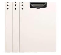 Archivador de archivos con doble clip de fijación para organizar el formato de carta de papel, carpeta sin agujeros con pinza de resorte para suministros de oficina