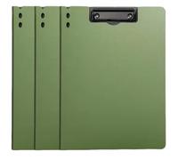 Archivador de archivos con doble clip de fijación para organizar el formato de carta de papel, carpeta sin agujeros con pinza de resorte para suministros de oficina