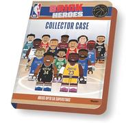 Archivador de colección Brick Heroes - Estuche oficial para figuras de baloncesto - Range hasta 15 superstar - Caja de almacenamiento coleccionable para fan de la NBA