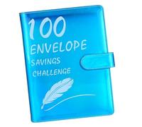 Archivador de desafíos de ahorro de 100 fundas, archivador de desafíos de ahorro de 100 fundas, carpeta para libros con presupuesto de 100 días, carpeta para parejas con rastreador laminado riutil