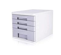 Archivador de escritorio de 3 capas de plástico PP para suministros de oficina, documentos, periódicos, organizador y estante de ahorro de espacio para uso doméstico y de oficina