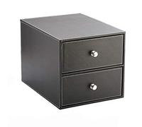 - Archivador de escritorio de extensión, cajón organizador de oficina con cerradura (cuero) 25 33 24 cm (color: 1) (color: B) (B), mediano