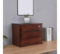 Archivador de escritorio de madera, caja sólida de varios niveles con cajón para suministros de arte, lápices, bolígrafos, marcadores, elegante solución de almacenamiento de escritorio para artistas