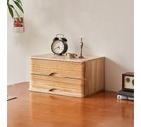 Archivador de escritorio de madera maciza con cajones elevados y almacenamiento de oficina para archivos y artículos diversos de manera eficiente