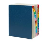 Archivador de escritorio expandible Blue Summit tama o carta con 31 pesta as diarias y 12 pesta as mensuales