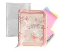 Archivador de fotos A5 - PVC 23,5x18,8x2,9cm | Organizador de almacenamiento de pegatinas con 10 bolsillos transparentes, pantalla colección, archivo de memoria, álbum bolsillo transparente | Inicio d