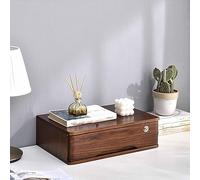 Archivador de madera con cerradura, organizador de almacenamiento de oficina duradero para documentos, solución de escritorio segura para oficina, estudio, banco de trabajo