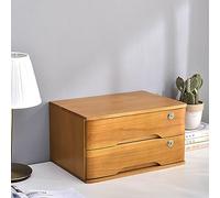 Archivador de madera con cerradura, organizador de almacenamiento de oficina duradero para documentos, solución de escritorio segura para oficina, estudio, banco de trabajo