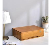 Archivador de madera con cerradura, organizador de almacenamiento de oficina duradero para documentos, solución de escritorio segura para oficina, estudio, banco de trabajo