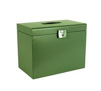 Archivador de metal + 5 carpetas colgantes caqui