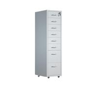 Archivador de metal de 8 capas con cerradura - Multifuncional Sto Der para oficina, eficiente archivo de datos, nizador de archivos seguro para Worpace