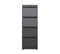 Archivador de metal minimalista moderno con 4 cajones para oficina y sala de estar, elegante organizador para almacenamiento en el hogar/oficina, solución duradera y que ahorra espacio