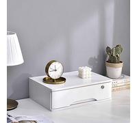 Archivador de oficina, unidad de almacenamiento de madera con cerradura, escritorio duradero y resistente, ideal para oficina, estudio, banco de trabajo, sistema de bloqueo con llave