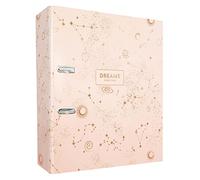 Archivador de palanca A4 75 mm - Diseño Metálico - Metallic Dreams Cream