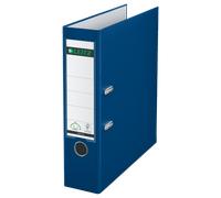 Archivador De Palanca Leitz 180° De Plástico, 90% Cartón Reciclado, 30% Plástico Reciclado Preconsumo Azul A4 Lomo: 80 Mm.