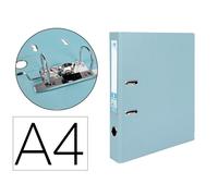 Archivador de palanca liderpapel a4 documenta forrado pvc con rado lomo 52mm gris compresor metalico - AY05