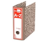 Archivador de palanca liderpapel cuarto classic red carton entrecolado sin rado lomo 80mm gris compresor metalic - AZ11
