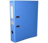 Archivador de palanca liderpapel folio documenta forrado pvc con rado lomo 75 mm celeste compresor metalico - AY25