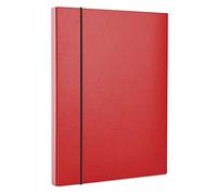 Archivador elástico Office Products PP A4/40 Rojo/Archivo de documentos/Tipo-expandible/Tipo con borrador/Material-Cartón/PP/Recubrimiento de una sola cara/Color-Rojo-Formato-A4