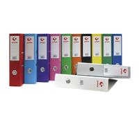 Archivador Grafcolor Folio 65mm Con Rado Con Tarjetero Gris Linea Grafcolor-2mm Grafoplás