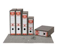 Archivador Jaspeado A4 65mm Gris Fsc Uniclasico Unisystem