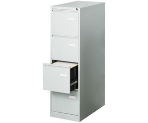 Archivador metálico BISLEY 4 cajones, Gris