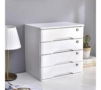 Archivador moderno de madera maciza con cerradura y 5 cajones, organizador de oficina para una gestión eficiente del espacio de trabajo, almacenamiento seguro para oficina, estudio y uso doméstico