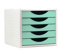 Archivador Modular Archivo 2000 ArchivoTec Serie 4000 5 cajones Verde Pastel 34 x 27 x 26 cm