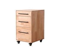 Archivador móvil con cajón Debajo de la mesa Gabinete de almacenamiento de madera Cajón Cajonera Archivador Eliminación Mesa de almacenamiento Gabinete bajo extraíble lateral Archivador(A)