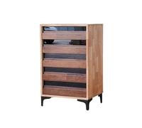 Archivador móvil con cajón Gabinete de almacenamiento múltiple Gabinete de almacenamiento de archivos de oficina Gabinete de cinco cajones de madera vintage Gabinete de mortaja y espiga Gabinete later