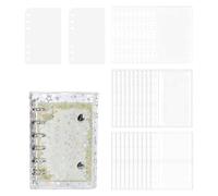 Archivador Organizador D Pegatinas | PVC Recargable Con Cierre De Bloqueo En Virgo,Libro De Colección De Pegatinas - para Fotos Tarjetas Notas De Estudio Niñas Estudiantes Adolescentes Viaje Escuela