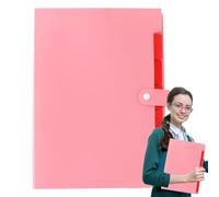 Archivador | Organizador para recibos en casa - Tamaño A4 soluciones de almacenamiento multifuncionales con etiquetas de colores y siete compartimentos para facturas