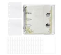 Archivador Transparente | Álbum De Fotos,Cuaderno Con Pegatinas Sellado | Para Recibos Billetes Accesorios Estudiantes Profesores Profesionales De Oficina Personal Administrativo