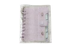 Archivador transparente - Carpeta adhesiva recargable, suministros de almacenamiento para tarjetas portátiles con diseño de estrella para escuelas de oficina, maestros y estudiantes, jefes de proyecto