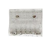 Archivador transparente, carpeta de organización de tarjetas - Suministros de almacenamiento con estampado de estrellas para gestores de profesores Oficina Escuela Estudiantes Reuniones Profesionales