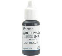 Archival Pad Re-Inker .5oz-Jet Black