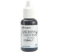 Archival Pad Re-inkers Ranger Industries Archival Re-Inker, Cobalt